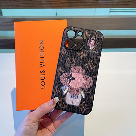 LV iPhoneケース、ルイヴィトン風、サンフラワーケース、iPhone16Pro Max 保護カバー、本革スマホケース、6.9インチ 全面包み、高級感 耐衝撃、ワイヤレス充電対応、iPhone16Pro用、iPhone15Pro Max ケース、14Pro Max LV風