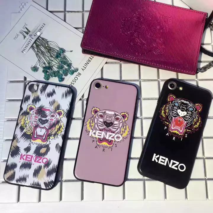 kenzo iphone16ケース 虎柄 ケンゾー パロディ 個性的 スマホケース 流行り 大人気