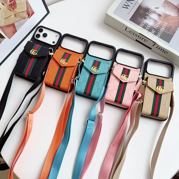 グッチ iPhone17 ケース エンボスレザー