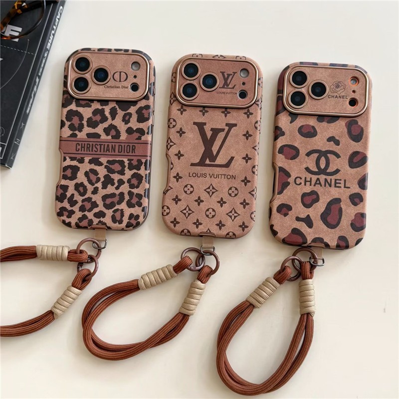 ヒョウ 柄 iphone ケース ハイブランド iphone17pro/17promaxケース 韓国 かわいい