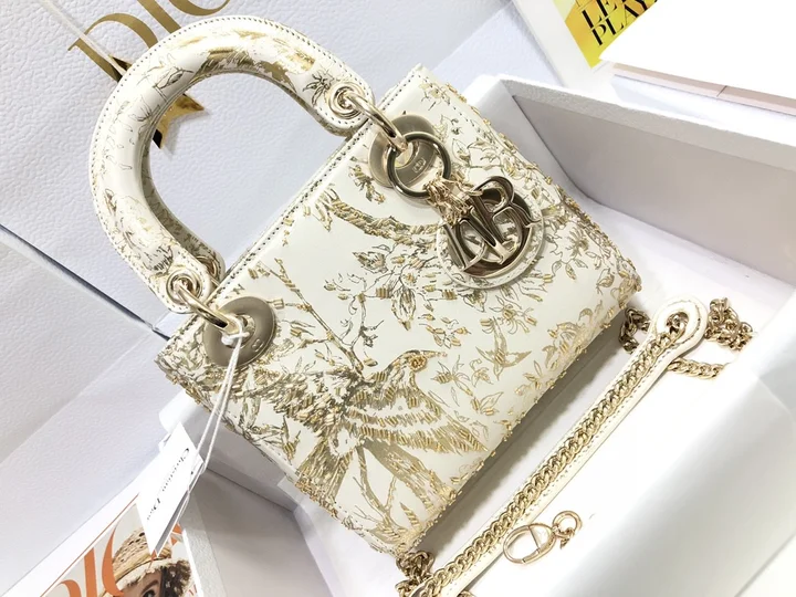 売れ筋 クリスチャンディオール Lady D-Lite Mini ハンドバッグ|人気 ブランド バッグ