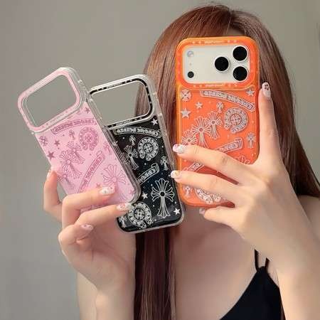 クロームハーツiphone17グリッター 携帯ケース