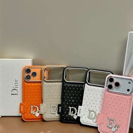 Lady Dior iphone17ケース 革 レザー