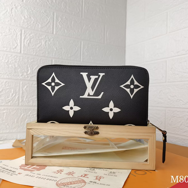 LV 財布，ルイヴィトンロング財布，LV モノグラムハンド財布，LV ジップロングウォレット，おしゃれ財布，トレンドレザーウォレット，シボ革大容量カード入れ，男女兼用ラグジュアリーハンド財布，特大モノグラムプリント財布，通勤万能長財布，贈り物高級革財布