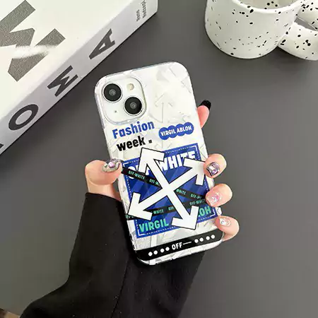 オフホワイトiphone 16 スマホケーススマホケース iPhone 16 プラス  off white  ふじわらひろし 