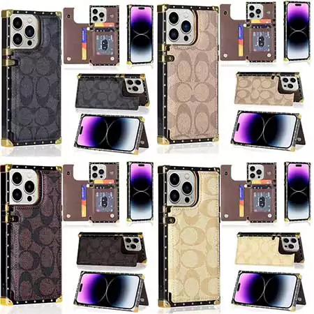コーチ iphone 16 スマホケース coach アイフォーン14pro max全面保護携帯ケース