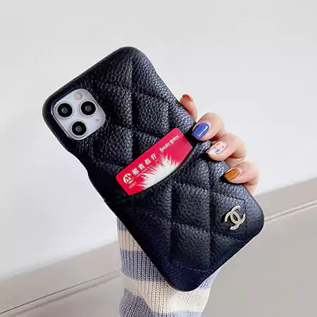 シャネル 本革 アイホン 15plus スマホケース