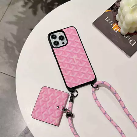 ゴヤール iphone16 スマホケース アイフォーン 15 皮製 ゴヤール風 アイフォーン 15