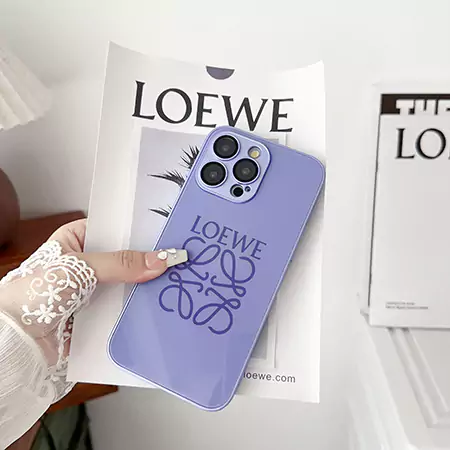 ハイブランドロエベ iphone16ケース背面 強化ガラス