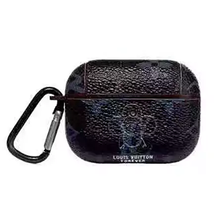 大人気ルイビトンairpods 3/2/1ケースサフィアーノレザー おしゃれ ブランド LV aiprods3 エアポッドプロ ケース滑り止め ペンダント付き メンズ レデイース 流行り海外販売
