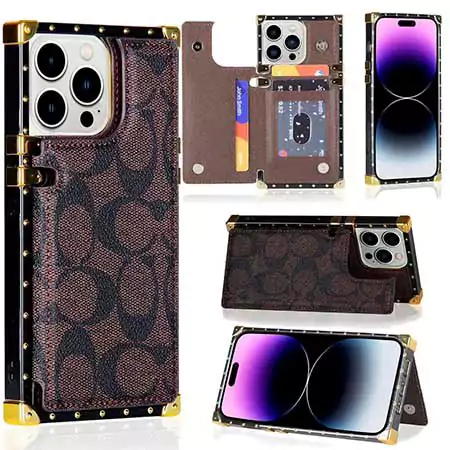 コーチ iphone 16 スマホケース coach アイフォーン14pro max全面保護携帯ケース