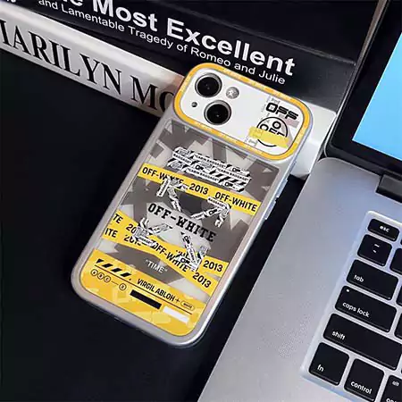 オフホワイト iphone 16 スマホケース OffWhiteカバースポーツ風アイホン14