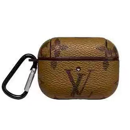 大人気ルイビトンairpods 3/2/1ケースサフィアーノレザー おしゃれ ブランド LV aiprods3 エアポッドプロ ケース滑り止め ペンダント付き メンズ レデイース 流行り海外販売