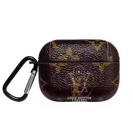 大人気ルイビトンairpods 3/2/1ケースサフィアーノレザー おしゃれ ブランド LV aiprods3 エアポッドプロ ケース滑り止め ペンダント付き メンズ レデイース 流行り海外販売
