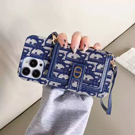 ブランド dior iphone 16 15 14 スマホケース ディオール 16 pro 16 pro max 携帯 ケース チェーン 付き 斜 めがけ カード 収納 布芸 ファッション 新しい 流行り 激安 販売 