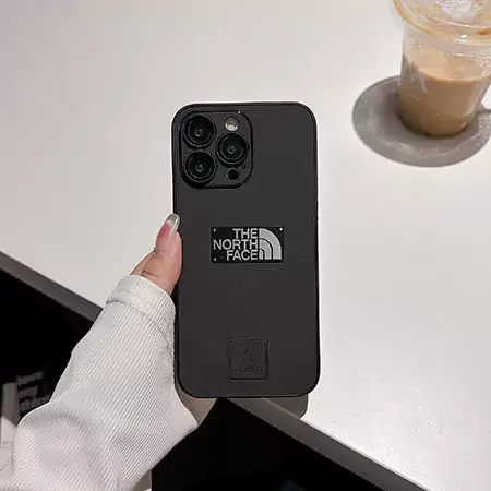 ノース フェイス メンズ  黒  iphone ケース 