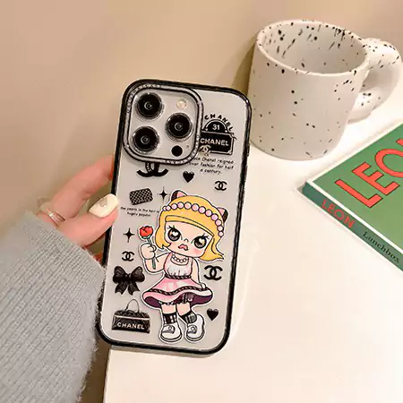 シャネルiphone15 plusケースクリア