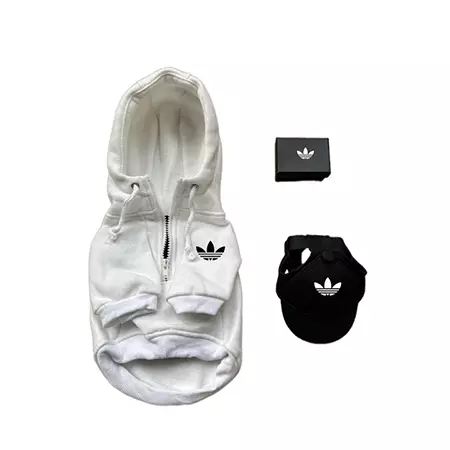 Adidas 犬 服 パーカー