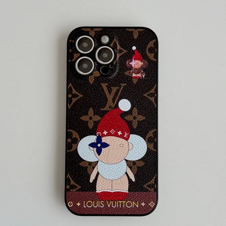 ルイヴィトンiphone16 proスマホケースクリスマス キャラクター