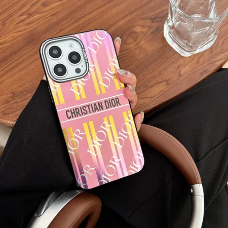 dior 風 iphone16ケース ピンク