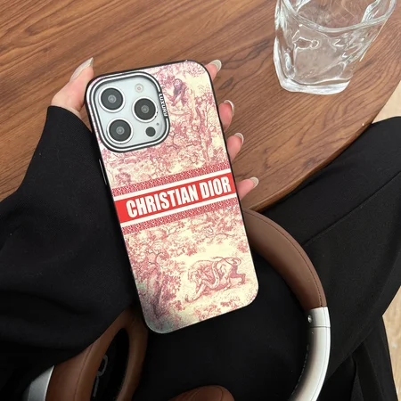 ディオール 風 エンブロイダリー iphone16ケース