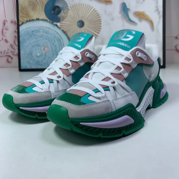 Dolce & Gabbanaコントラストパネル スニーカー