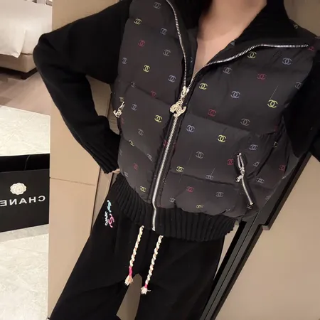 シャネル ココマーク ショートダウンジャケット