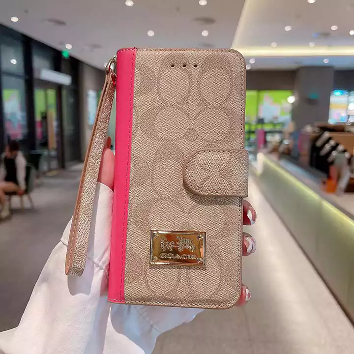 ギャラクシー s22 ultra  スマホケースコーチ coach  手帳型