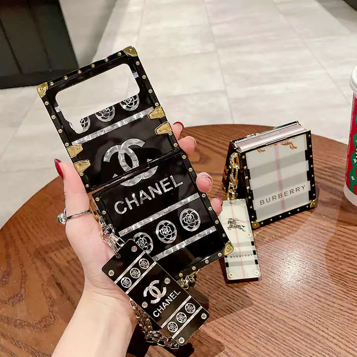 chanel galaxyZFlip3 カバー 綺麗