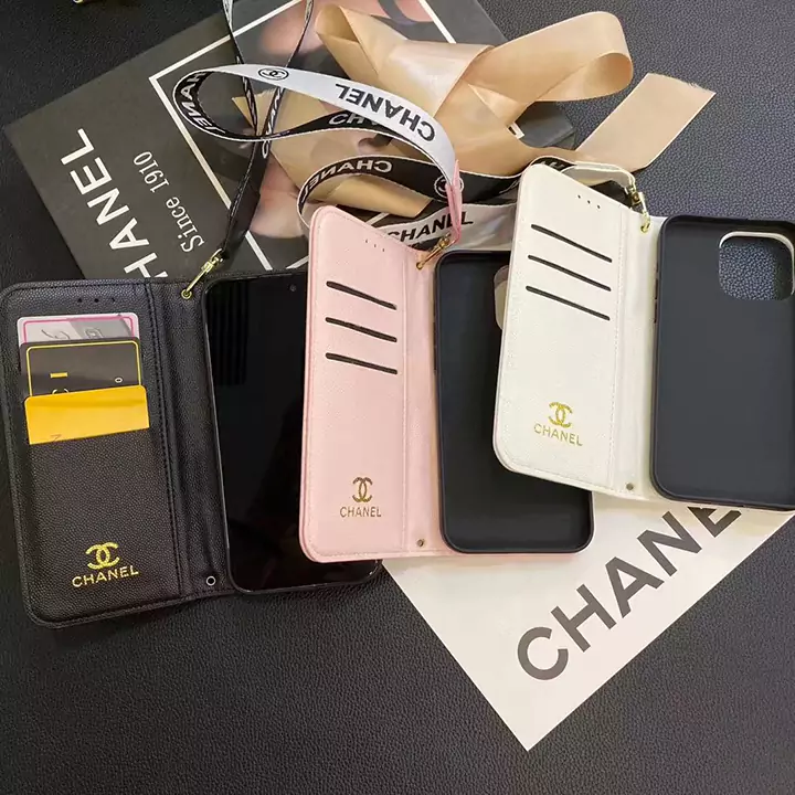 高级 ブランド chanel シャネル iphone ケース 16 plus 16 pro 15 pro 14 pro 13 12 11 pro 携帯 ケース 女子 新作 流行り 可愛い ファッション ストラップ 付き 手帳 型 ピンク ホワイト 革 安い 販売 