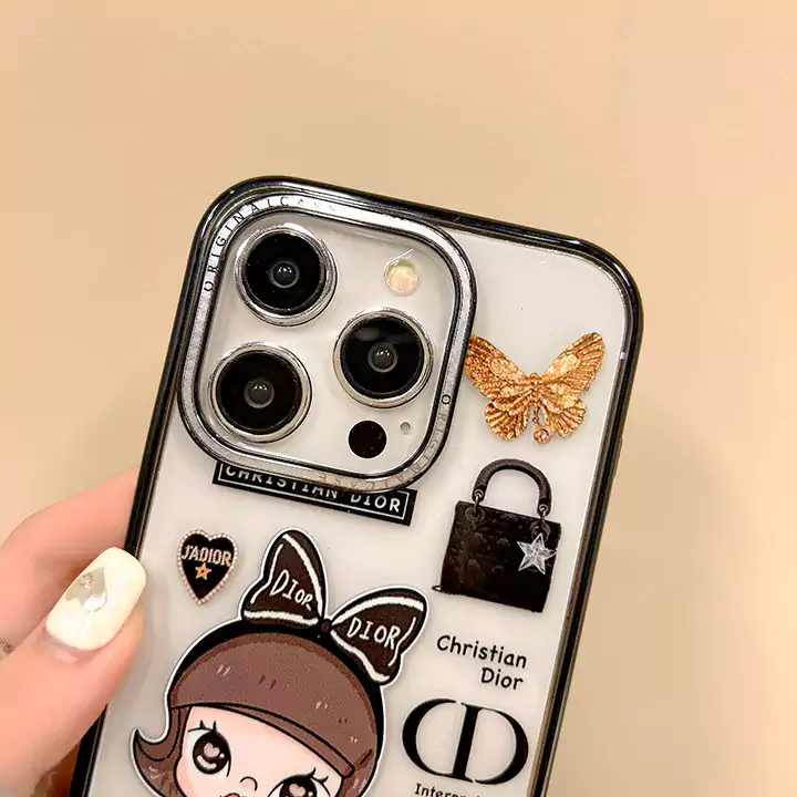 dior iphone15 plusケースクリア