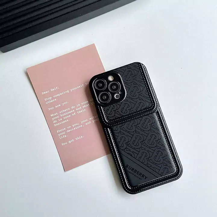 クリームパフ アイホン 15プラス burberry風 携帯 ケース