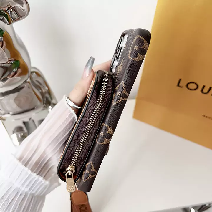 【エレガント ▪モノグラム】ルイヴィトン iphone 16 スマホケース vuitton× グッチ ジッパーカードホルダー アイフォン 16 ケース -peazaka
