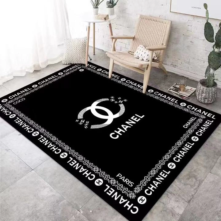 ファッション Chanel タイル 玄関マット