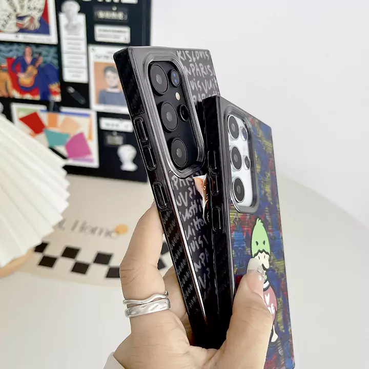 アニメ風 galaxy s24ケース vuitton風