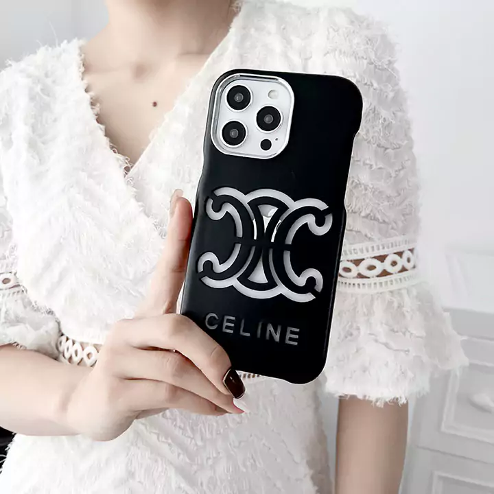 iphone 14 plus ケースceline 透かし彫り