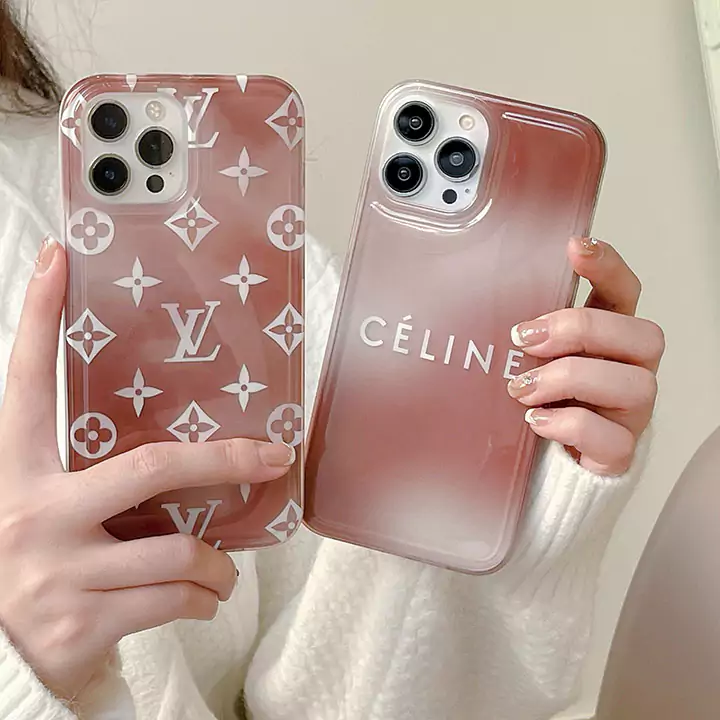 ルイビトン 半透明スマホケース  アイフォン 14 14 plus  celineブランド  