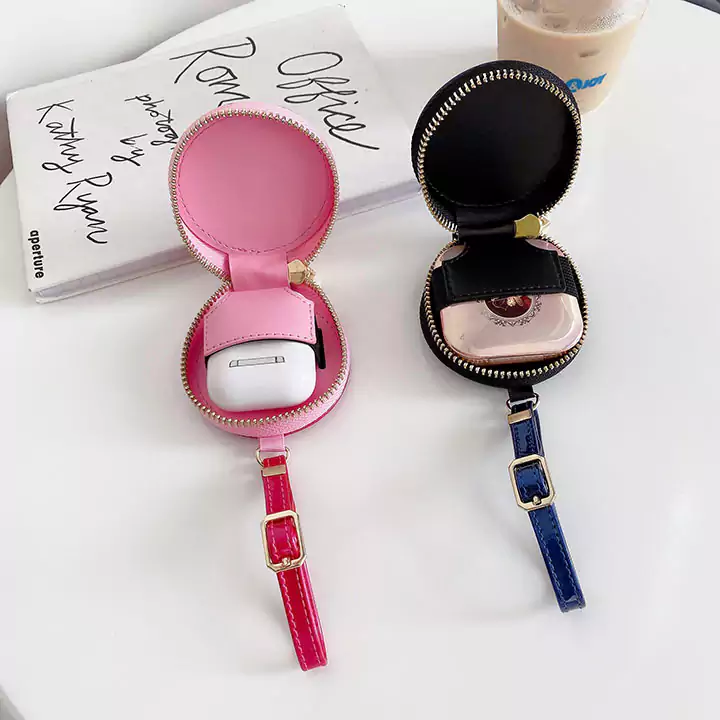 CHANEL AirPods 4/3/2ファスナーケース 革製 レディース丸型 イヤホンケース 7色 スタイル ハイブランド シャネルマークエアーポッズ 4/3/2 proカバー 軽量 携帯便利