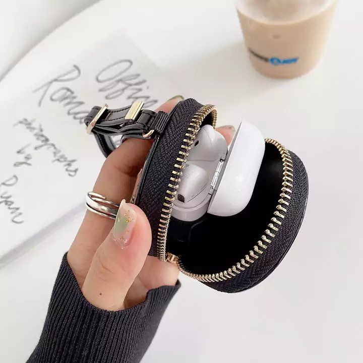 CHANEL AirPods 4/3/2ファスナーケース 革製 レディース丸型 イヤホンケース 7色 スタイル ハイブランド シャネルマークエアーポッズ 4/3/2 proカバー 軽量 携帯便利