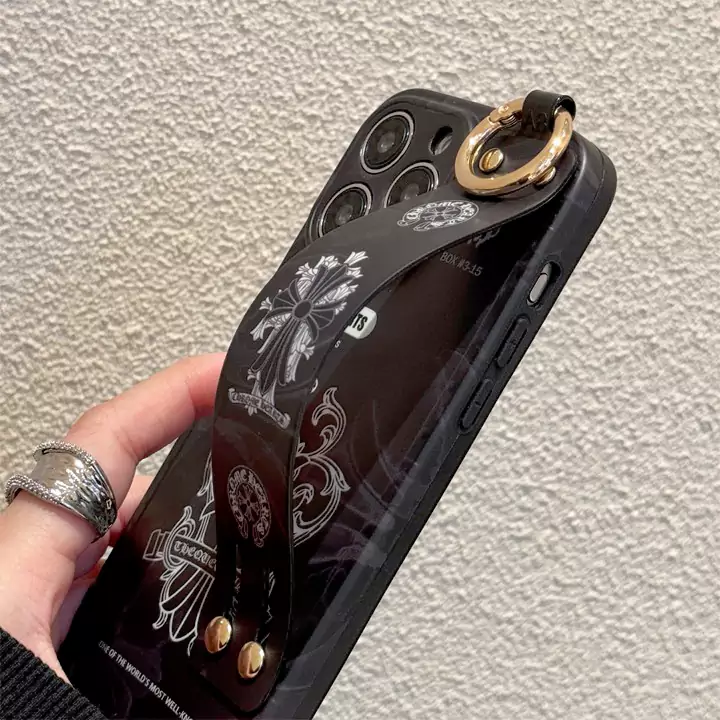 chrome hearts iphone15ケース白黒
