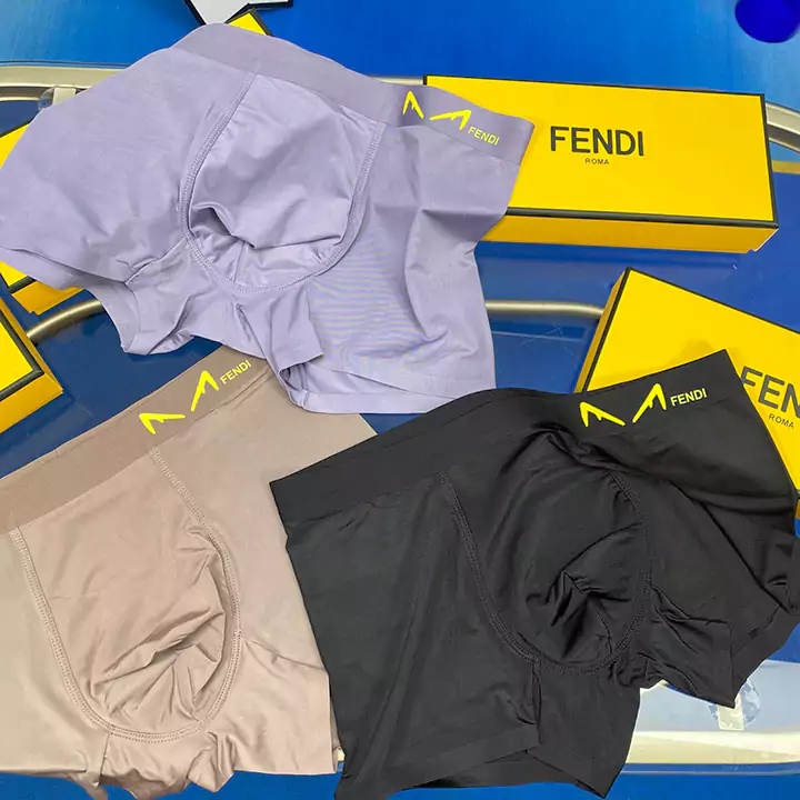 ブランド フェンディ ボクサーパンツ メンズパンツ 3枚組 抗菌 除菌 メンズパンツ吸水速乾 FENDI 男性ショートパンツ XL Lサイズ
