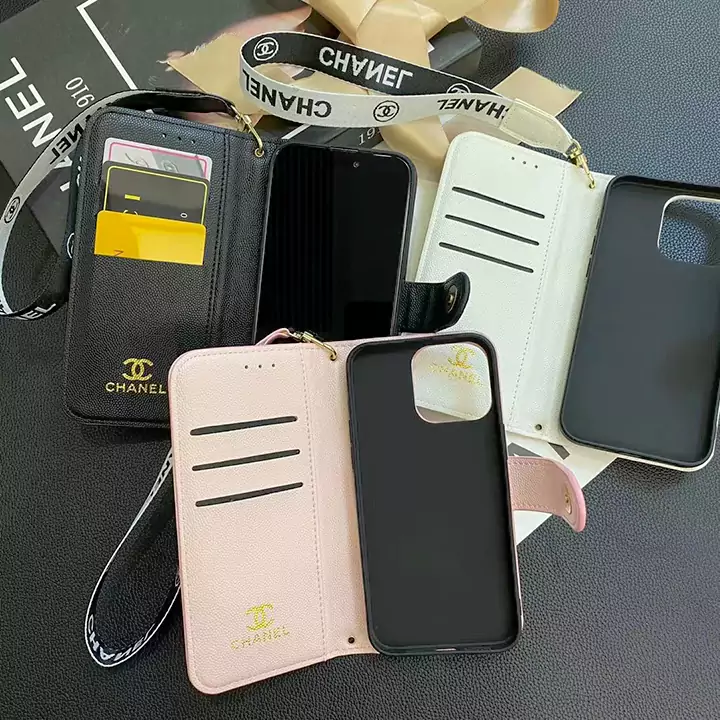 高级 ブランド chanel シャネル iphone ケース 16 plus 16 pro 15 pro 14 pro 13 12 11 pro 携帯 ケース 女子 新作 流行り 可愛い ファッション ストラップ 付き 手帳 型 ピンク ホワイト 革 安い 販売 