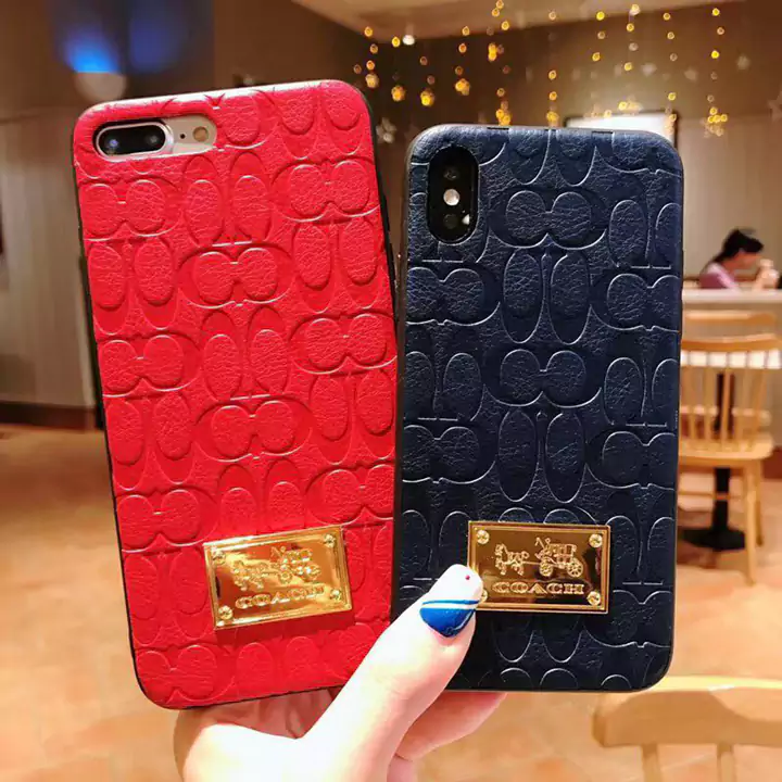 コーチiphone8 ケース レザー