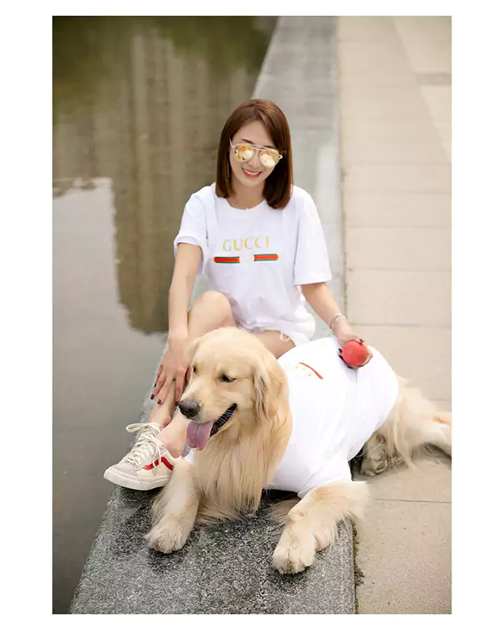 gucci ペアルック犬服