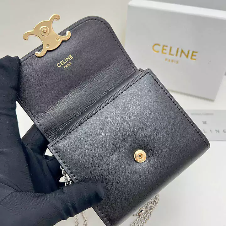 celine ミニ財布レデイース