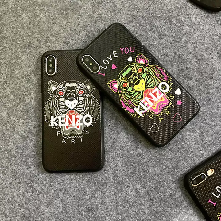 ケンゾー iphonexrケース チェーン付き