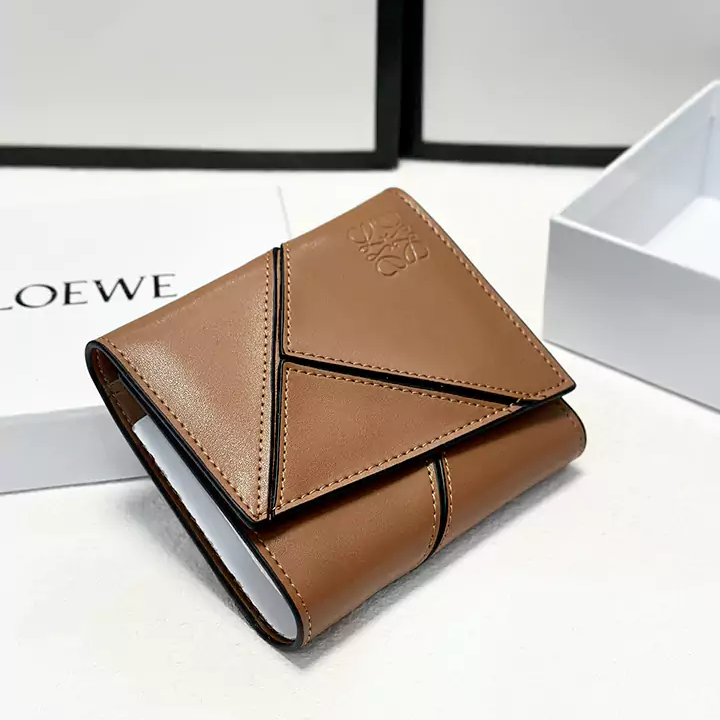 ファッション ロエベ ミニ財布 革