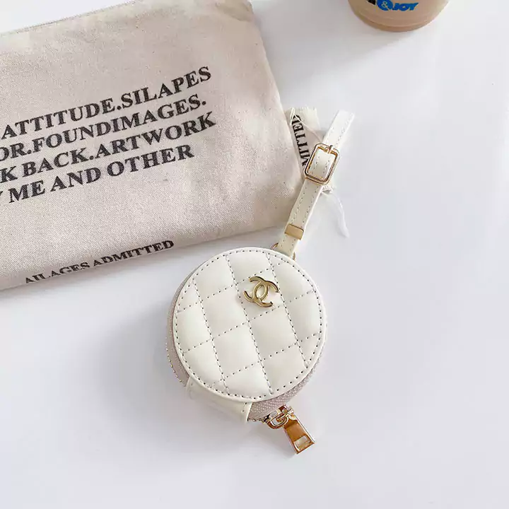 CHANEL AirPods 4/3/2ファスナーケース 革製 レディース丸型 イヤホンケース 7色 スタイル ハイブランド シャネルマークエアーポッズ 4/3/2 proカバー 軽量 携帯便利