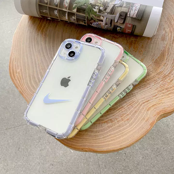 ナイキ iphone 16 15 14 ケース tpu 透明 薄型 
