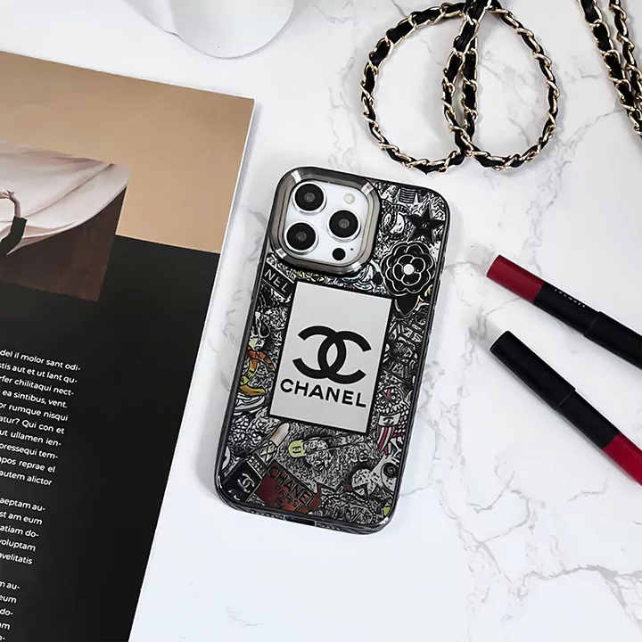 chaneliphone15カバー メッキ